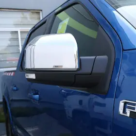 Mao-szzt02707 Jecar Side Mirror Cover Trim For Ford F150 2015-2020 Chrome