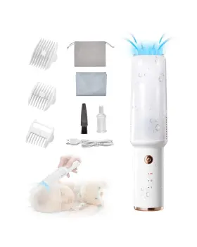 L-dh008 Jfhid Baby Hair Clippers With Vacuum Ultra Quiet Cutting Kit S... Fast Ship