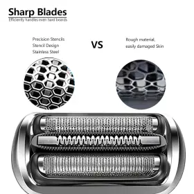 Jiancengyu 705353234293 73s Series 7 Replacement Shaver Head Compatible With Braun S7 & #3