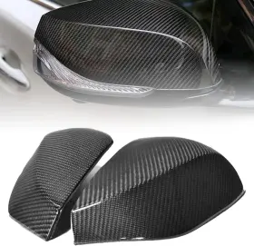 Jn-01 Jie Norman Mirror Cover Caps Fits For Infiniti Q50 Q50s Q60 Q70 Qx30 Carbon Fiber Look