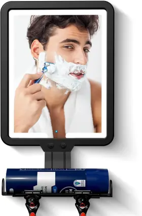 Hd303 Jjhxr Shower Mirror Fogless For Shaving Heated 12.2 Inch L X 7 W Black