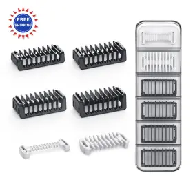Qc-us-010137 Jorvex Guide Guards Set 1 2 3 5mm Comb Attachments Skin Body Combs Hard Case