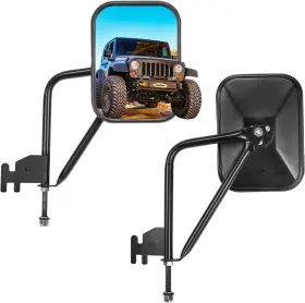 A3301-00202-bk Joytutus Upgraded Mirrors Doors Off For Wrangler Jk Jku Jl Jlu And Black