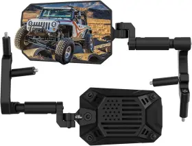 A3301-00203-bk Joytutus Wrangler Mirrors - Doors Off Compatible With Jk Black