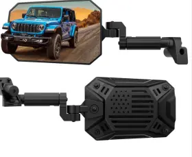 00205 Joytutus A3301 Mirrors Doors Off For 2024-2025 Wrangler Jl And Gladiator Black