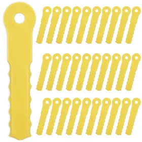 70289a Kaberalty Push-n-load 3-blade Nylon Replacement Trimmer Blades Compatible With W