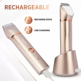 Kaphio 860010216507 Facial Hair Remover Bikini Legs Rechargeable Trimer Shaver Waterproof Cordless #3 Kaphio 860010216507 Facial Hair Remover Bikini Legs Rechargeable Trimer Shaver Waterproof Cordless #3