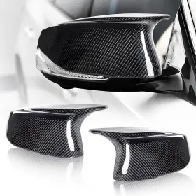 Lkt137 Kartonmotor 2026 Upgraded Real Carbon Fiber Mirror Caps Fits For Infiniti Q50 Q60 Q70 Qx3