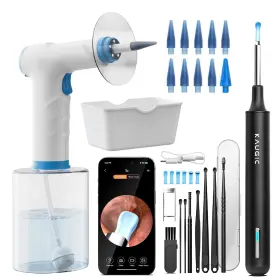 Ci-ogqd-5dut Kaugic Electric Ear Wax Removal With 1080p Camera Water Powered Cleaner Wit
