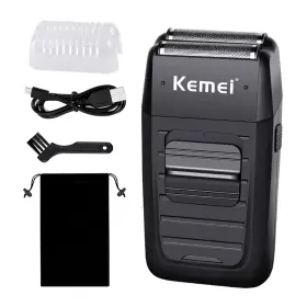 Kemei 753936436596 Mens Reciprocating Cordless Razor Electric Rechargeable Preci