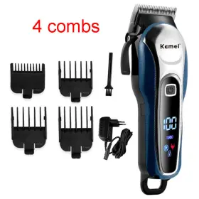 Ca9100443goo2 Kemei Hair Clippers Trimmer Kit Men Professional Cutting Machine Barber Salon Us #3