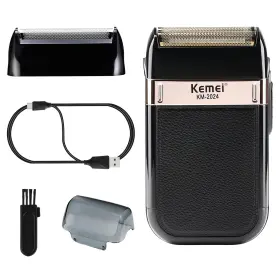 Ds-2024 Kemei Waterproof Cordless Rechargeable Foil Shaver For Men Grooming
