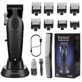 Kemei-2296-1 Kemei 2296 Professional Hair Clippers For Men Cord/cordless Cutting Kits
