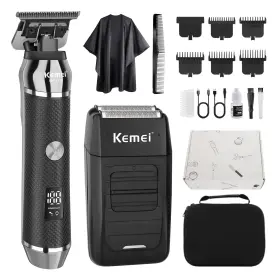 Km-1573 Kemei 1102 Professional Beard Trimmer For Men Electric Foil Shaver And Mens Facial