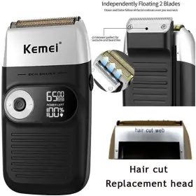 Km-2026 Kemei Mens Usb Electric Shaver Trimmer Wet And Dry Razor Rechargeable Shaving Machine #2