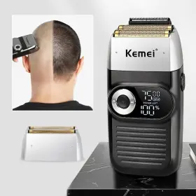 Km-2026 Kemei Mens Usb Electric Shaver Trimmer Wet And Dry Razor Rechargeable Shaving Machine