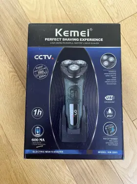 Km-2805 Kemei Electric Men S Shaver Rechargeable 3-head Rotary Razor Nib