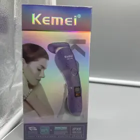 Km-539 Kemei Professional Ladies Electric Shaver Model Smart Led Screen