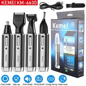 Km-6630 Kemei 6630 Men Nose Ear Face Neck Eyebrow Hair Beard Trimmer Shaver Clipper Km-6630 Kemei 6630 Men Nose Ear Face Neck Eyebrow Hair Beard Trimmer Shaver Clipper