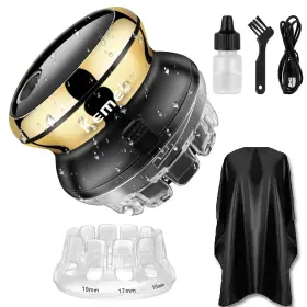 Km-887-gold Kemei Hair Clipper For Self-haircut Rotary Blades Quick Cut Clippers P