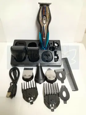 Km5031 Kemei All In One Grooming Kit Beard Nose Hair Precision Shaver Usb Charge