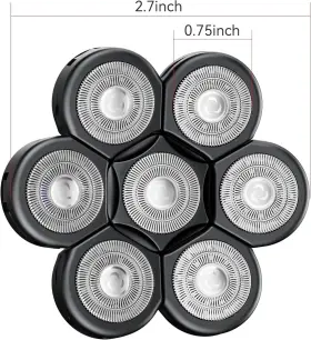 Kensen 972991775974 7d Blade Replacement Heads Electric Shaver Head 7 For Bald #3