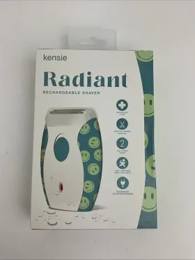 Kst-t290 Kensie Radiant Rechargeable Shaver White Blue Bikini Underarms Legs Razor New Kst-t290 Kensie Radiant Rechargeable Shaver White Blue Bikini Underarms Legs Razor New