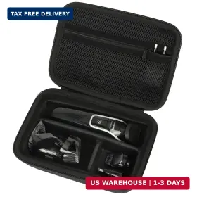 Khanka 725350016395 Hard Travel Case Replacement For Philips Norelco Multigroom Series 3000 5