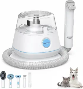 Kimore 955610738567 Dog Clipper Grooming Kit Professional Low Noise Pet Vacuum Suct