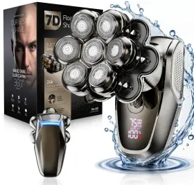 Pt-gh-00020-00-00 Kopexy Head Shavers For Bald Men Magnetic Electric Razor 7d Rotary Shaver Ipx
