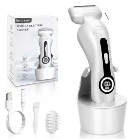 Krovena 635411830139 Electric Shaver For Women Razor Womens Bikini Legs White-a