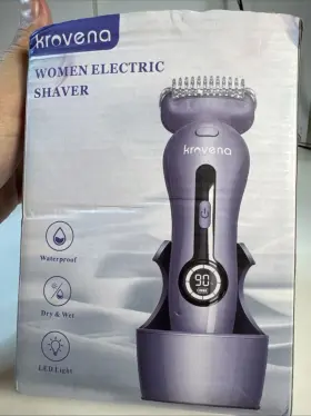 Er520 Krovena 758840634793 Electric Shaver Women Razor Rechargeable Trimmer Wet/dry - Purple #2