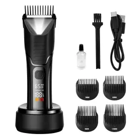 Tm-8005 Kthall Body Hair Trimmer For Men - Pubic Man Electric Ball Black