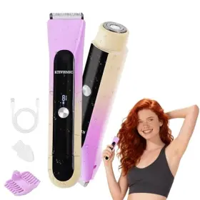 Kt-0727 Ktivhmic 2 In 1 Electric Shaver Bikini Trimmer For Women With Digital Display Dual