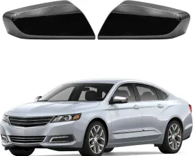 22997385 Kyyet Gloss Black Side Mirror Cover Cap Fits For Chevy Impala 2014 2015