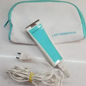 6m2l-1 Lady Remington Vtg Model Electric Shaver Aqua Storage Travel Zipper Bag