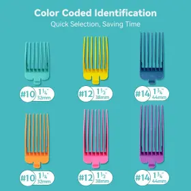 Lavest 768434168535 Clipper Guards 10 12 14 16 18 20 Fits For Most Wahl Clippers And 6pcs #3