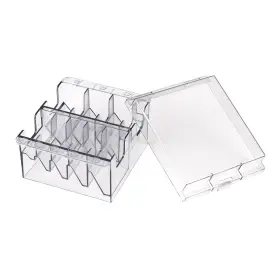 Pkh4ly Layhou Plastic Blade Organizer For 8 Blades Storage Case Rack Clipper Comb Holder