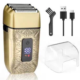 Lcmwb 768904556305 Foil Shavers For Men Electric Razor With Triple Blades Led Display