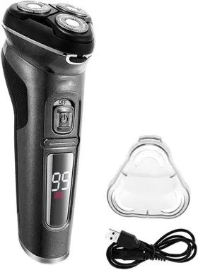 Leonys 053515849283 Electric Shavers For Men Powerful Cordless Lcd Shaver With