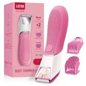 Lgtgh-08-001 Lgtgh Bikini Trimmer For Women Pubic Hair Razor With Mirror And Led Light Electric