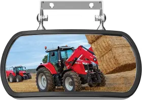 Jc-tr-1 Lifronkit Tractor Mirror Stainless Steel Rearview And Side For Screw-on