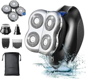 Lm-8608 Limural Mens Electric Shaver Nose Trimmer Beard Balding Dry Wet Razor Us