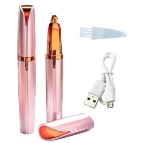 Lixiongbao Lxb Xiumeidao X6-mjin 2pcs 2 Pack Usb Rechargeable Portable Electric Eyebrow Trimmer Pen For Women Painl