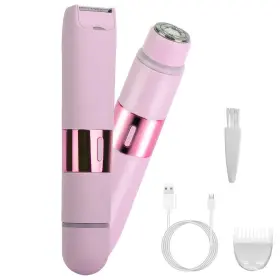 Ipx5 Ljg 730056003662 2 In 1 Bikini Trimmer For Women Dual Head Cordless Body Shaver Waterproof R