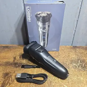 Pa188 Lobinh Electric Shaver For Men 100% Washable Rechargeable Waterproof Razor