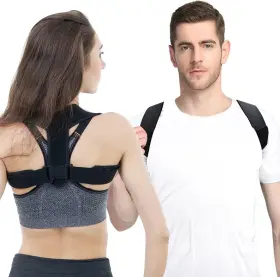 Longmann 609445155600 Posture Corrector For Women And Men Adjustable Back Invisibl Longmann 609445155600 Posture Corrector For Women And Men Adjustable Back Invisibl