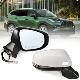 1320415 Lqito Right Passenger Mirror Fits 2020-2025 Toyota Highlander With Power R Diy