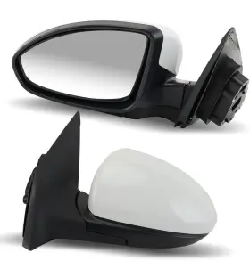 Gm1320420 Lqito 19258657 Left Drivers Side Mirror For 2011-2015 Chevy Cruze Painted White