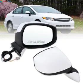 76202tr0a01 Lqito Side Mirror Compatible With Honda Civic 2012 2013 2014 2015 Manual Folding Power